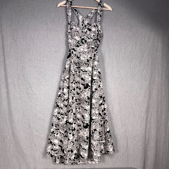 NWT Anthropologie Floral Linen Cotton Maxi Dress Pockets Sz S Fairy Sweetheart - Picture 1 of 15